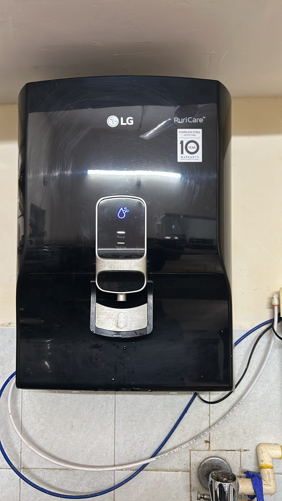 Water purifier installation