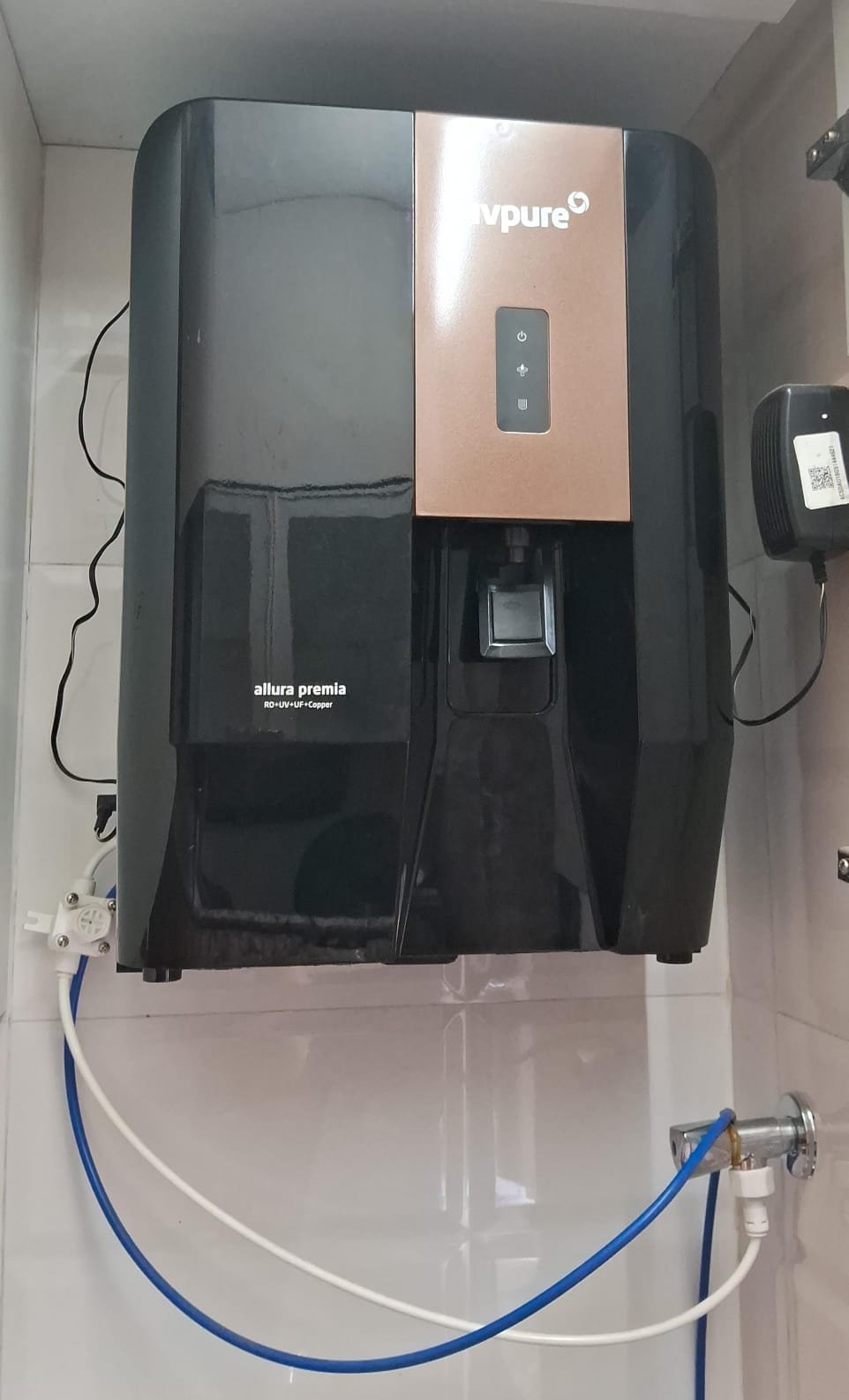 Water purifier installation work